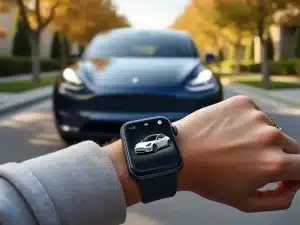 Vous allez pouvoir ouvrir votre Tesla avec votre Apple Watch !