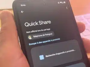Google Quick Share bientôt sur iOS et macOS ?