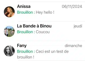WhatsApp : enfin des brouillons pour vos messages !