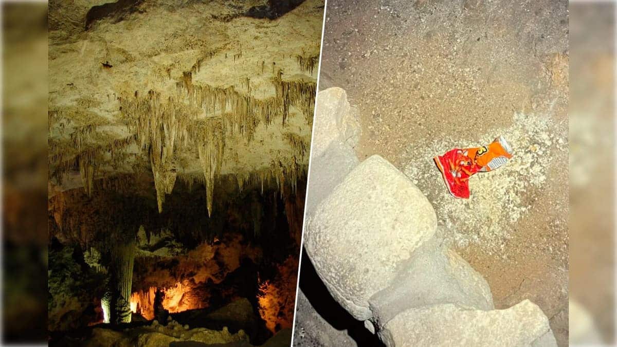 Cheese Chip Bag Was Left In The Largest Cave In The U.s.