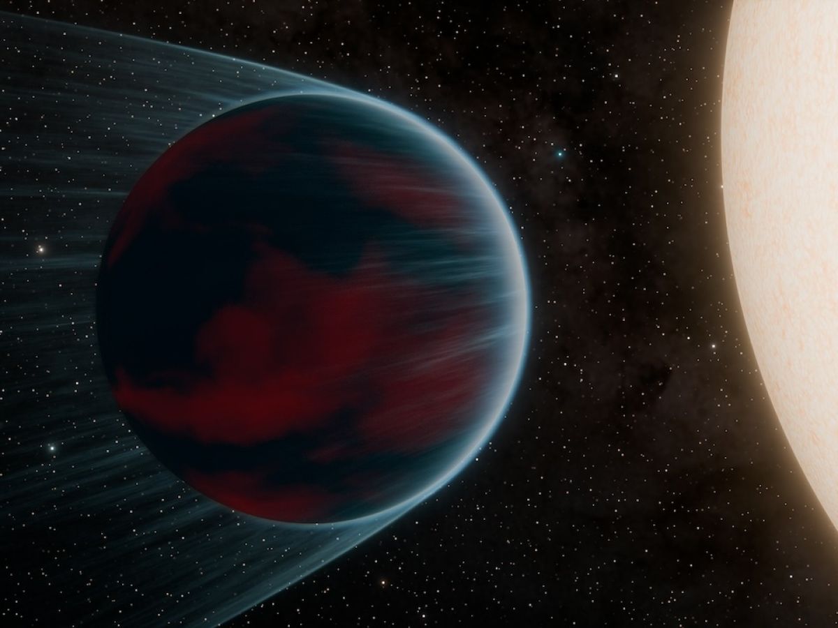Discovery Of An Atypical Planet In Neptune's Desert