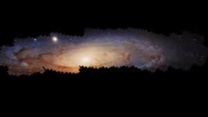 To Reconstruct The Image Of This Galaxy Located 2.5 Million Light Years Away