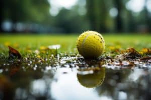 Why Some People Leave A Tennis Ball In Their Garden During Winter