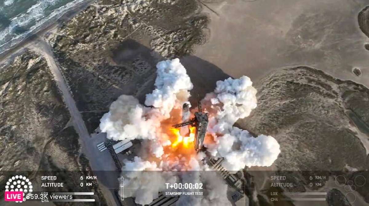His Starship Mega Rocket Explodes Mid Flight Compressed