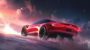 this Tesla Model Y is powered by a methanol engine