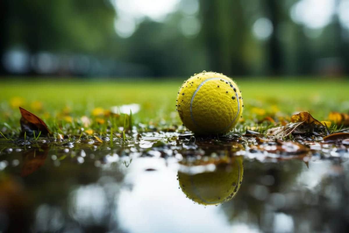 Why Some People Leave A Tennis Ball In Their Garden During Winter
