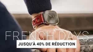 Jusqu'à -40% sur les bracelets français Eternel pour Apple Watch pour les French Days !