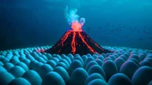 Underwater volcano