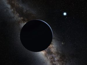 the elusive Planet Nine at the edge of the solar system