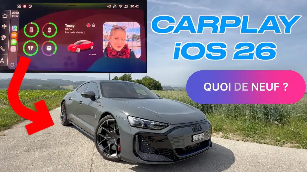 CarPlay : on a testé la nouvelle version d'iOS 26 ! (vidéo)