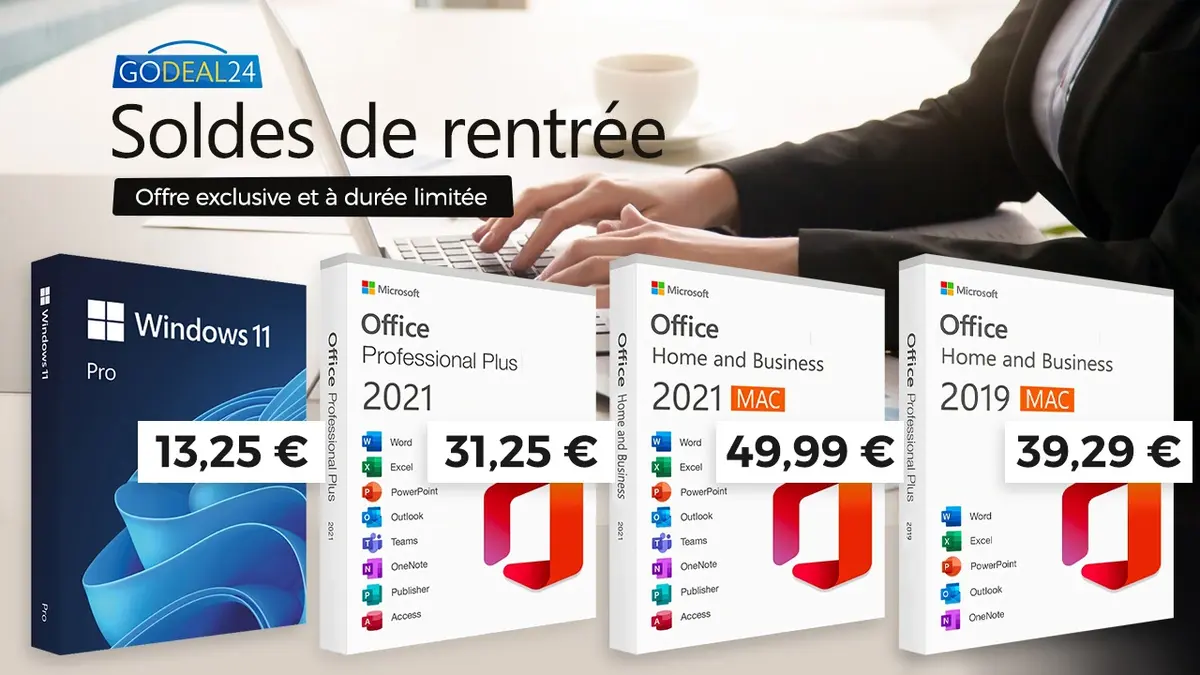 Back to School : Office Mac en licence perpétuelle à son prix le plus bas