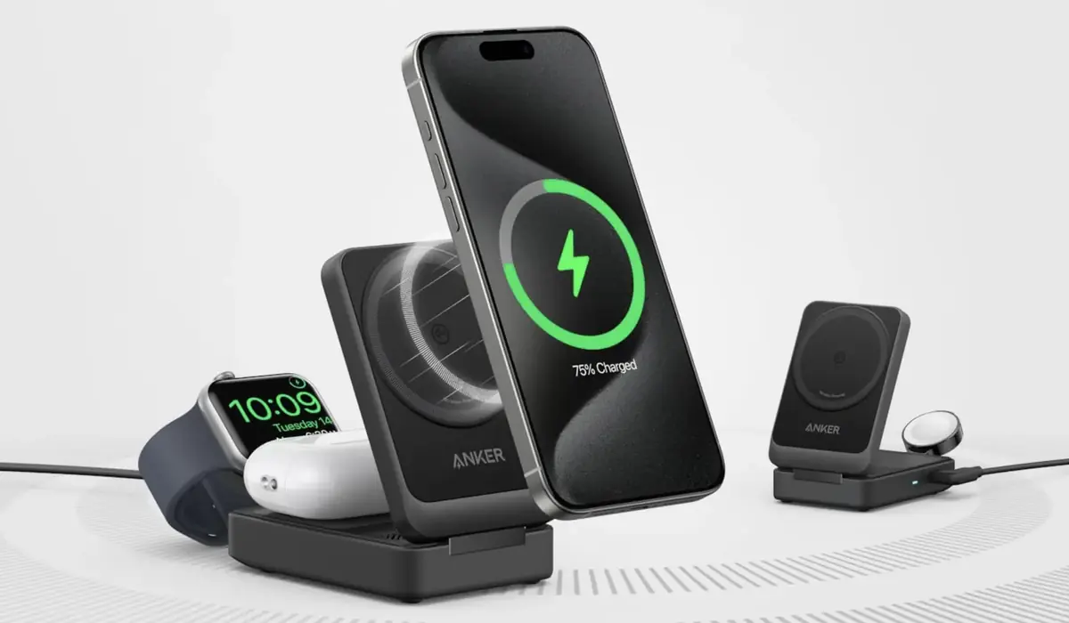 Grosse promo sur le chargeur 3-en-1 Anker avec MagSafe et alimentation 40W (-33%) !